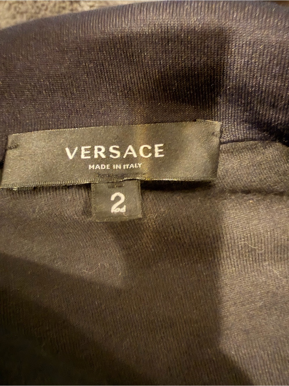 Versace Greca Border Track Black Jacket - Picture 11 of 12